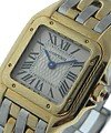 2-Tone Panther - Small Size Yellow Gold Case with Rare 2-Tone Bracelet