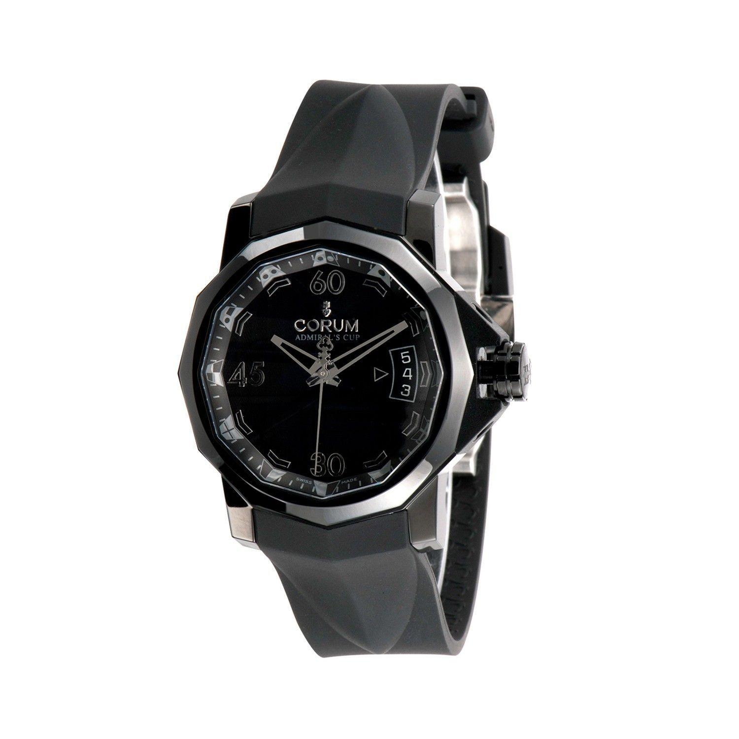 Corum Admiral's Cup Competition 40mm in Black PVD Steel