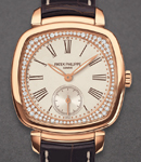 7041 Gondolo - Ladies Chronograph Rose Gold - Diamond Bezel Silver Dial
