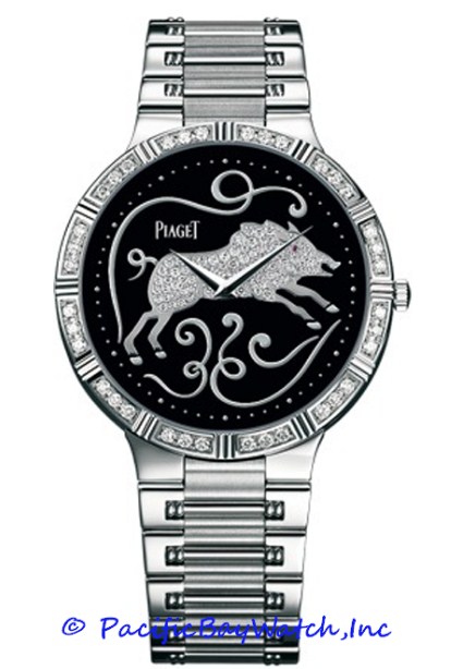 Piaget Dancer Chinese Zodiac Motif in White Gold with Diamond Dial 