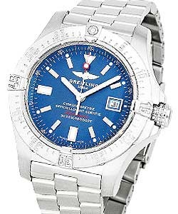Avenger Seawolf Men's Automatic in Steel Steel on Bracelet with Blue Dial