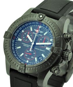 Avenger Seawolf Men's Automatic in Steel on Black Rubber Strap with Black Dial