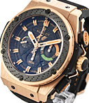 F1 King Power India - Rose Gold and Ceramic Bezel Rose Gold on Strap wtih Black Dial - Limited Edition to 200 pcs.