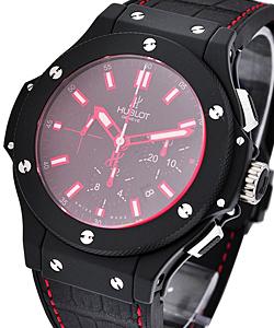 Big Bang 44mm Red Magic in Black Ceramic on Black Rubber Strap with Black Dial