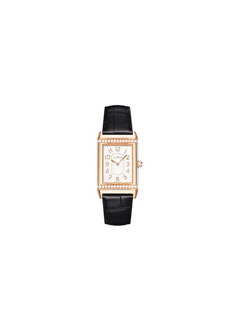 Jaeger - LeCoultre Grande Reverso Lady Ultra Thin - in Rose Gold with Diamond Bezel