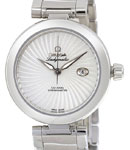 DeVille Ladymatic in Steel on Steel Bracelet with White MOP Dial