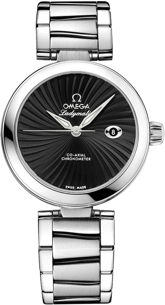 DeVille Ladymatic Steel on Bracelet with Black Dial