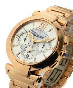 Imperiale Chronograph in Rose Gold on Rose Gold Bracelet with Silver Dial