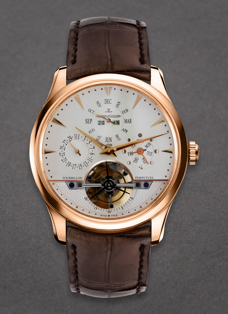 Jaeger - LeCoultre Master Grande Tradition Tourbillon Perpetual Calendar in Rose Gold