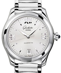 Lady Serenade 36mm Automatic in Steel on Stainless Steel Bracelet with Silver Dial