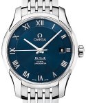 DeVille Co-Axial Chronometer in Steel on Steel Bracelet with Blue Dial