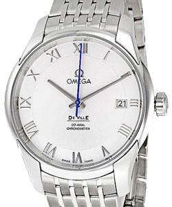De Ville Co-Axial Chronometer in Steel on Steel Bracelet with Silver Dial