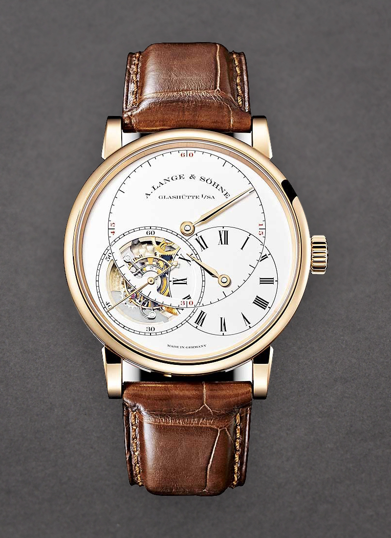 A. Lange & Sohne Richard Lange Tourbillon Pour le Merite in Rose Gold