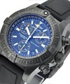 Avenger Seawolf Chronograph Code Yellow in Steel on Black Rubber Strap with Black Dial