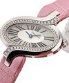 Delices de Cartier Small - Diamond Bezel White Gold on Pink Strap 