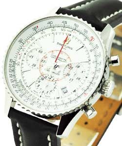 Navitimer Montbrillant 01 Limited Edition Steel on Strap with Silver Dial