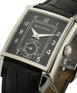 Vintage 1945 Automatic Steel Steel on Strap with Black Dial