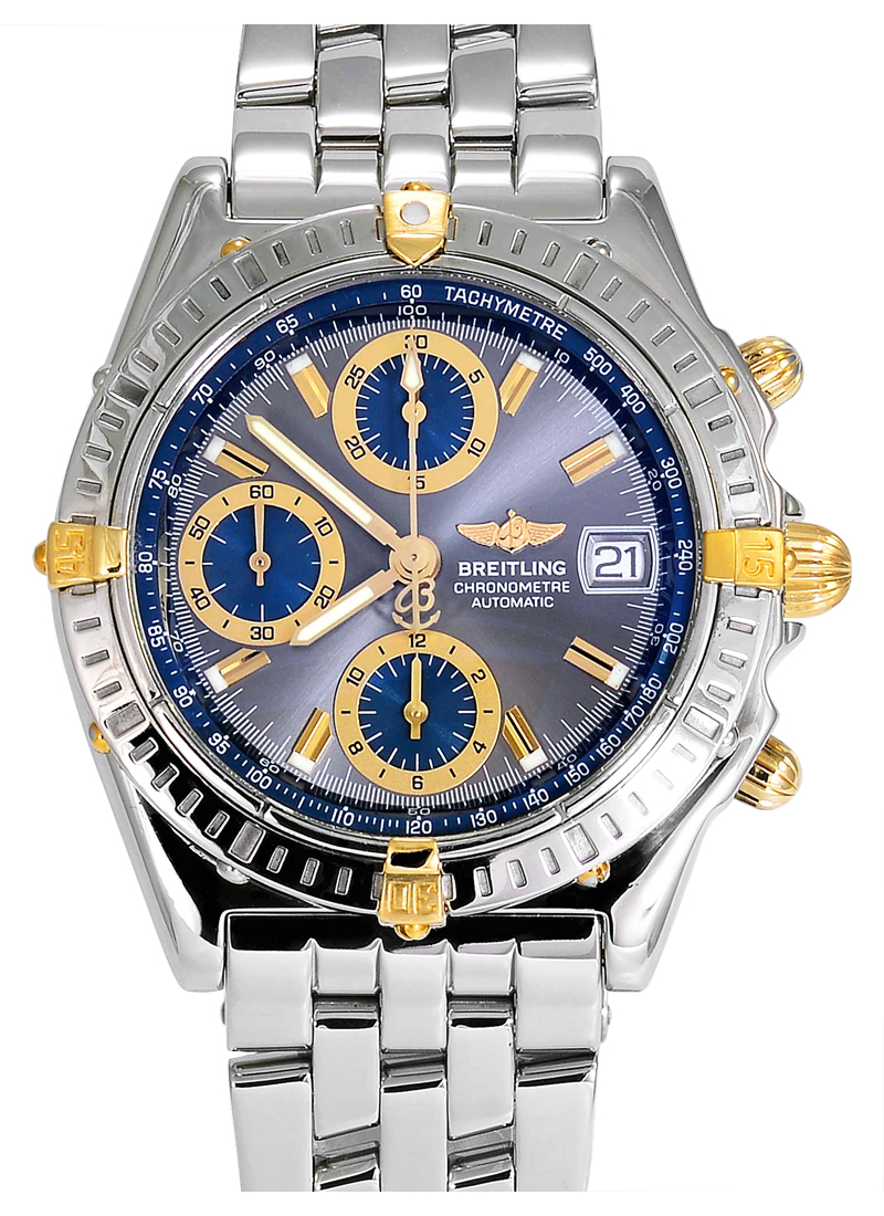 Breitling Chronomat Evolution Mens Automatic in Steel with Yellow Gold