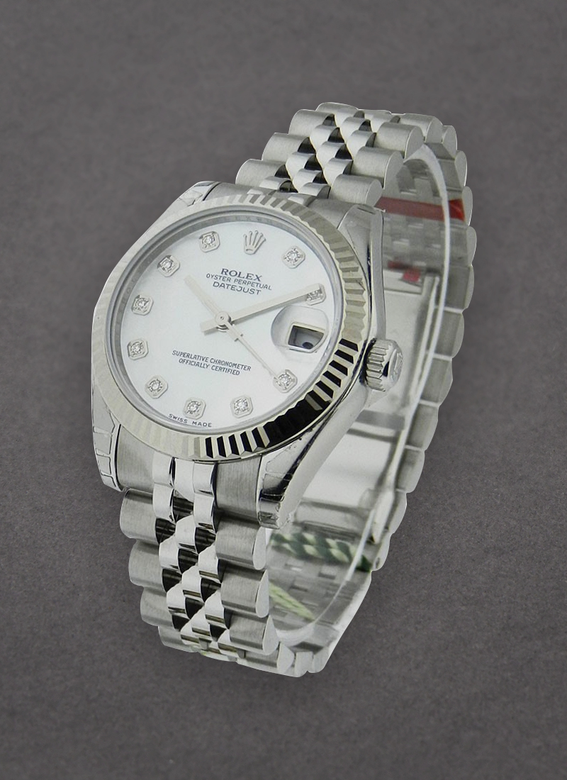 Rolex Unworn Datejust 31mm in Steel with Fluted Bezel