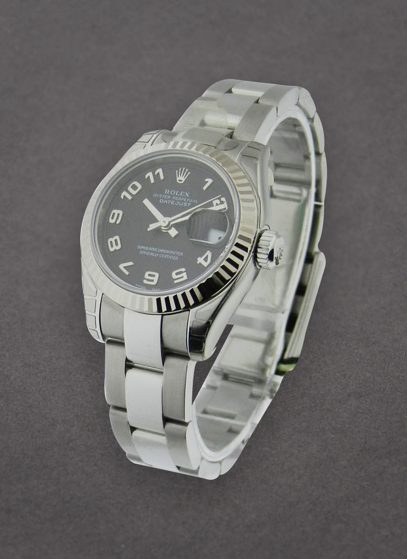 Rolex Unworn Datejust Ladies 26mm in Steel with White Gold Bezel