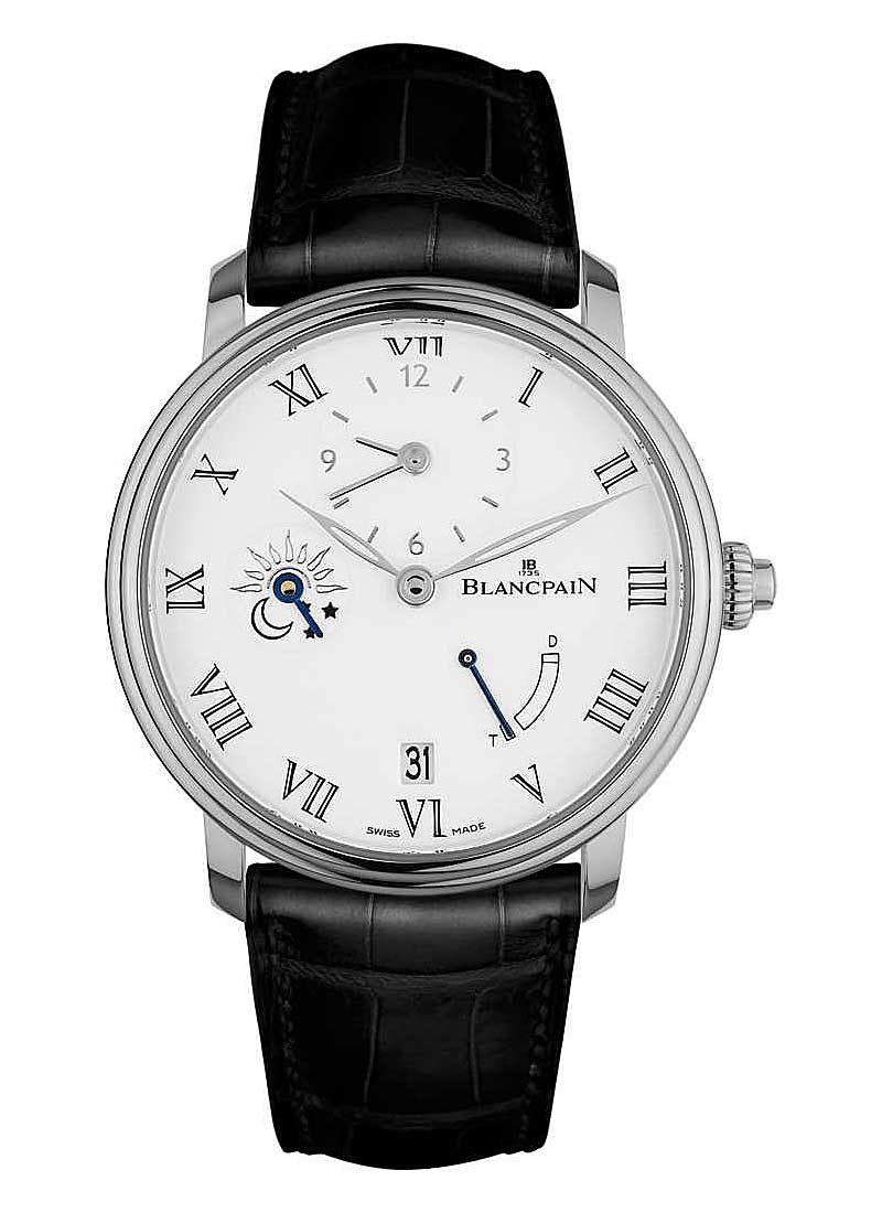 Blancpain Villeret 8 Day Half-Timezone 42mm Automatic in White Gold