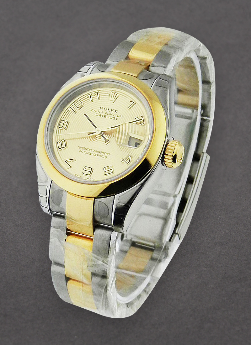 Rolex Unworn Datejust in Steel with Yellow Gold Smooth Bezel