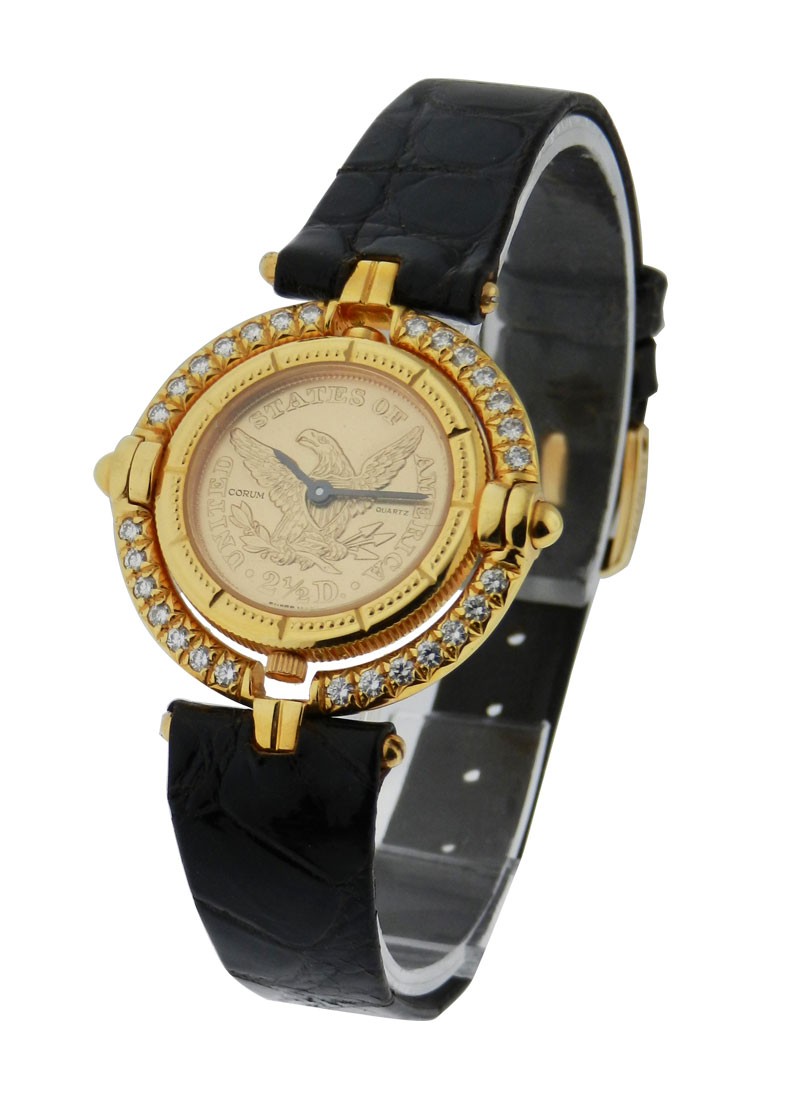 Corum US $2.50 Gold Coin Eagle  - Rotating  Watch