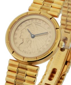 US Liberty Indian Gold Coin Watch Yellow Gold on Bracelet