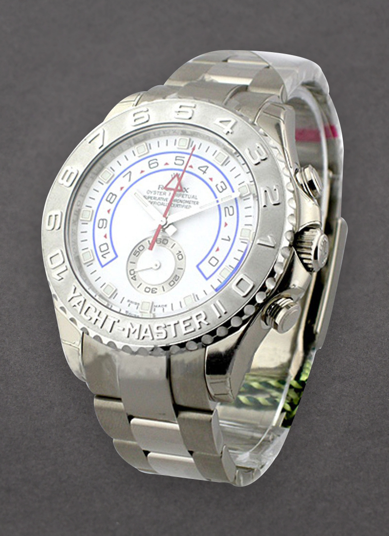 Pre-Owned Rolex Yacht-Master II Large Size 44mm in White Gold with Platinum Bezel