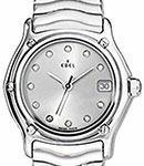 Sport Classic Women's Steel on Bracelet with Silver Dial and Diamond Markers