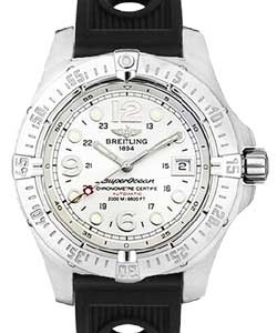 Superocean Steelfish X-Plus Men's Automatic in Steel Steel on Black Rubber Strap with Silver Dial