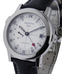 Port Royal V Elite  Steel on Black Strap with Silver Dial