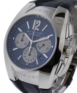 Ergon 40mm Chronograph White Gold with Blue and Grey Dial