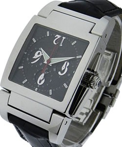 de Grisogono Chrono No 1 Steel on Strap with Black Dial