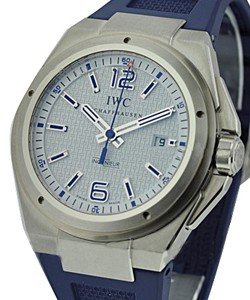 Ingenieur Mission Earth Plastiki 46mm in Stainless Steel on Blue Rubber Strap with White Dial - Limited to 1000 pcs