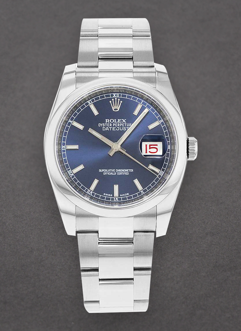 Rolex Unworn Datejust 36mm in Steel with Domed Bezel