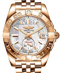 Galactic 36 Automatic in Rose Gold on Rose Gold Bracelet with MOP Dial