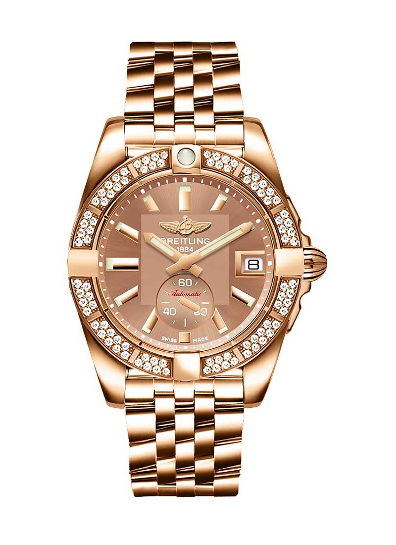 Breitling Galactic 36 Automatic in Rose Gold Diamond Bezel