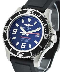 Superocean Abyss 44mm on Black Rubber Pro Diver Strap with Black Dial