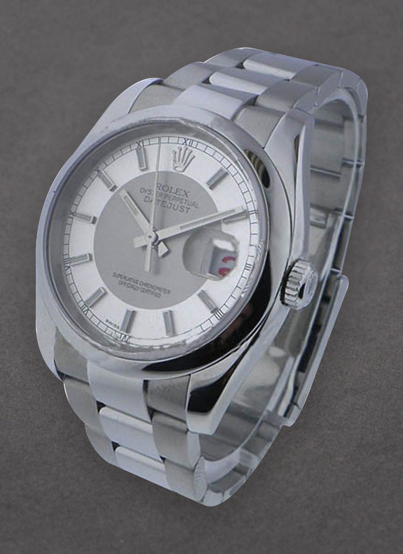 Rolex Unworn Datejust 36mm in Steel with Domed Bezel