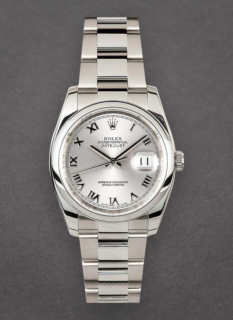 Rolex Unworn Datejust 36mm in Steel with Domed Bezel