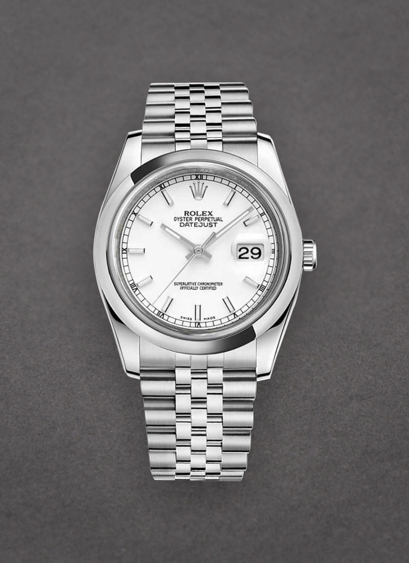 Rolex Unworn Datejust 36mm in Steel with Domed Bezel