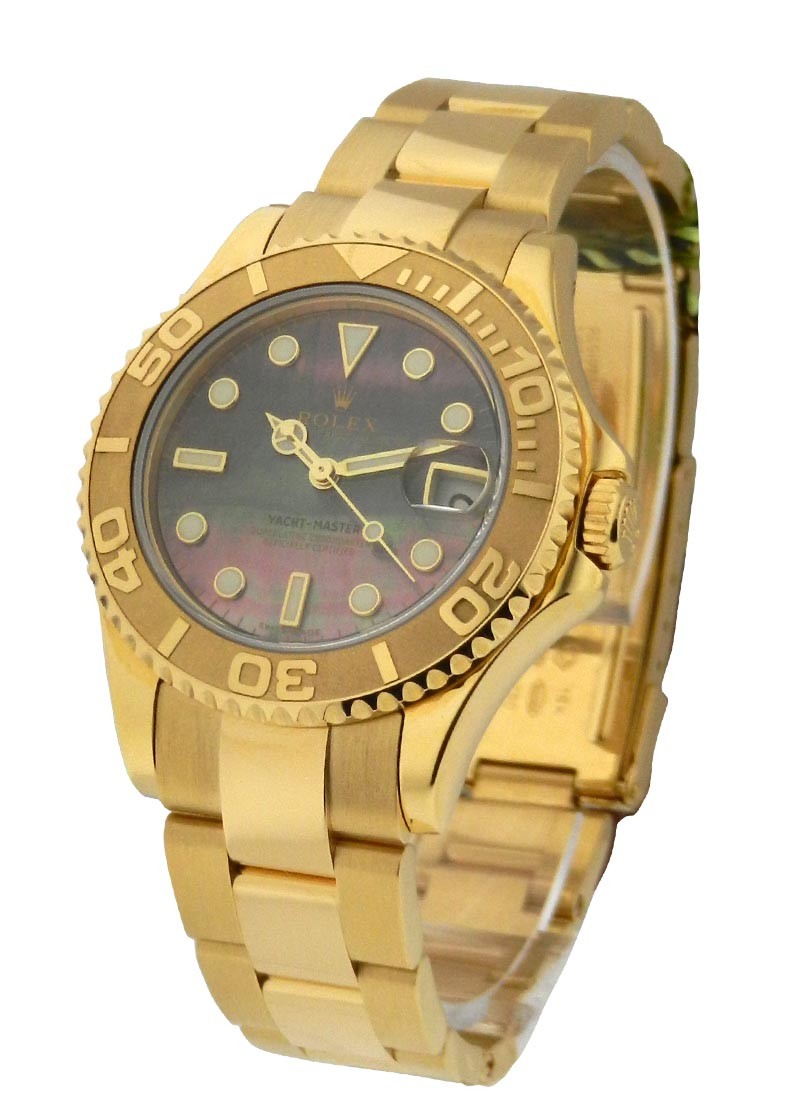 Pre-Owned Rolex Yacht-master Mid Size 35mm in Yellow Gold
