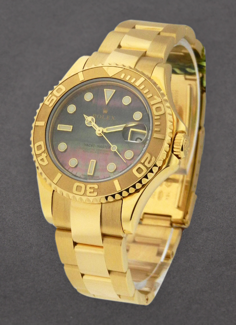 Pre-Owned Rolex Yacht-master Mid Size 35mm in Yellow Gold