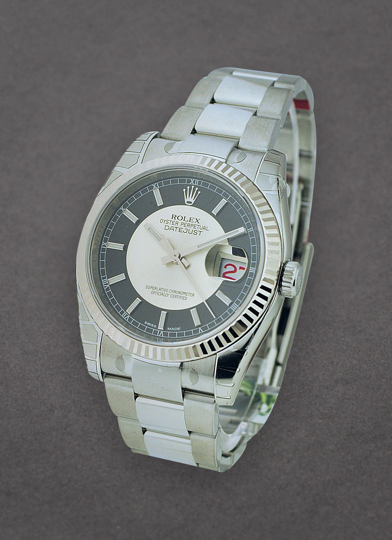 Rolex Unworn Datejust 36mm in Steel with Fluted Bezel