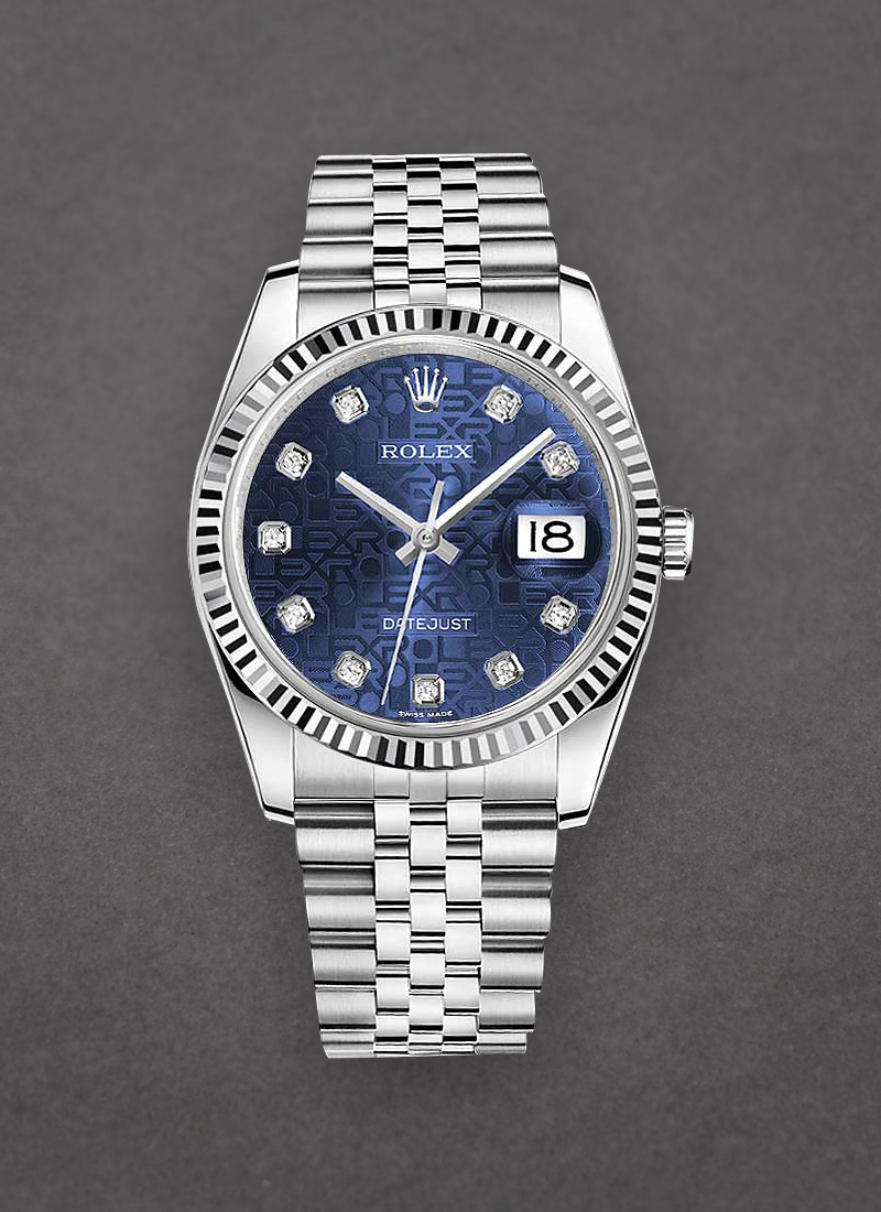 Rolex Unworn Datejust 36mm in Steel with Fluted Bezel