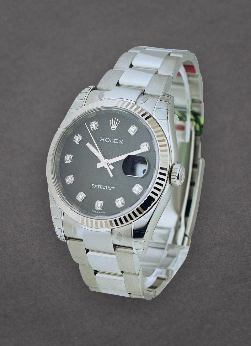 Rolex Unworn Datejust 36mm in Steel with Fluted Bezel