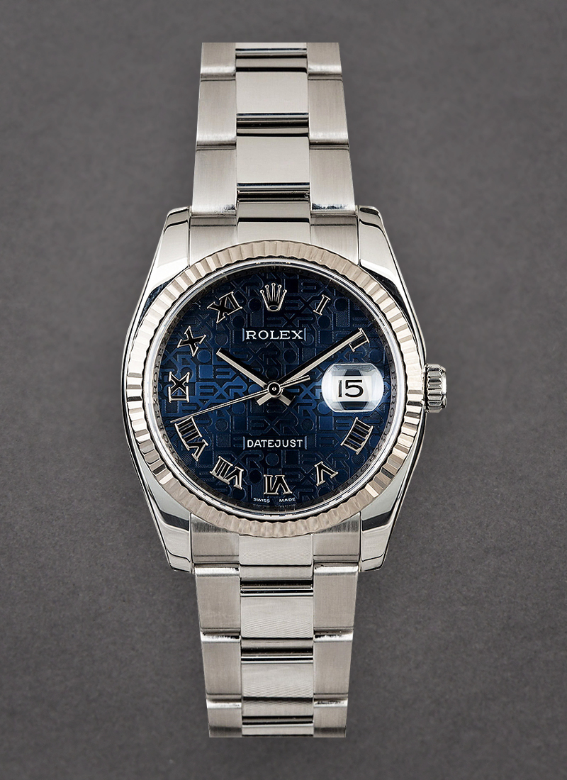 Rolex Unworn Datejust 36mm in Steel with Fluted Bezel