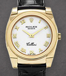 Cellini Cestello in Yellow Gold on Strap with Mother of Pearl Dial