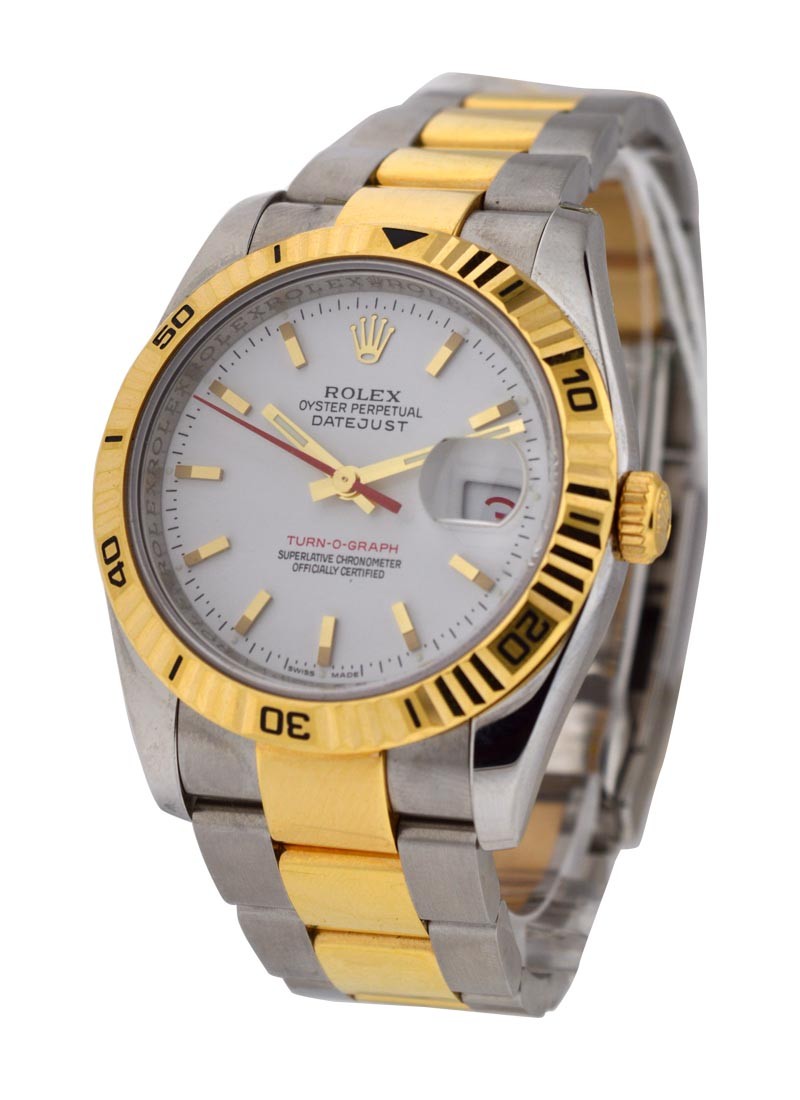 Rolex Unworn Datejust in Steel with Yellow Gold Turn-o-graph Bezel